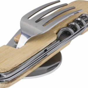 Couverts pliants bois et métal