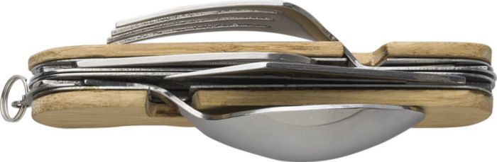 1015128-Couverts pliants bois et métal 1015128-Couverts pliants bois et métal