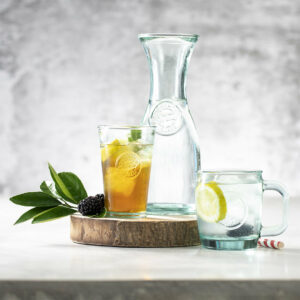 Carafe en verre recyclé