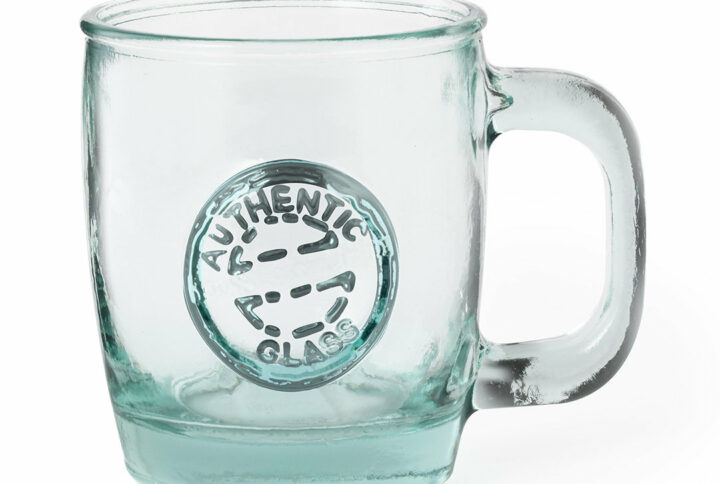 Mug en verre recyclé