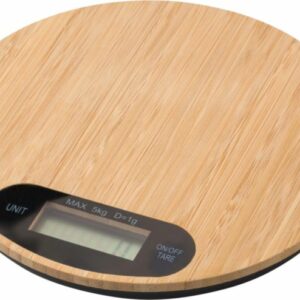 Balance digitale à poser en bois