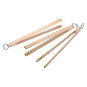 Décapsuleur/pince à griller en bois