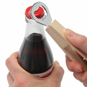 Décapsuleur/pince à griller en bois