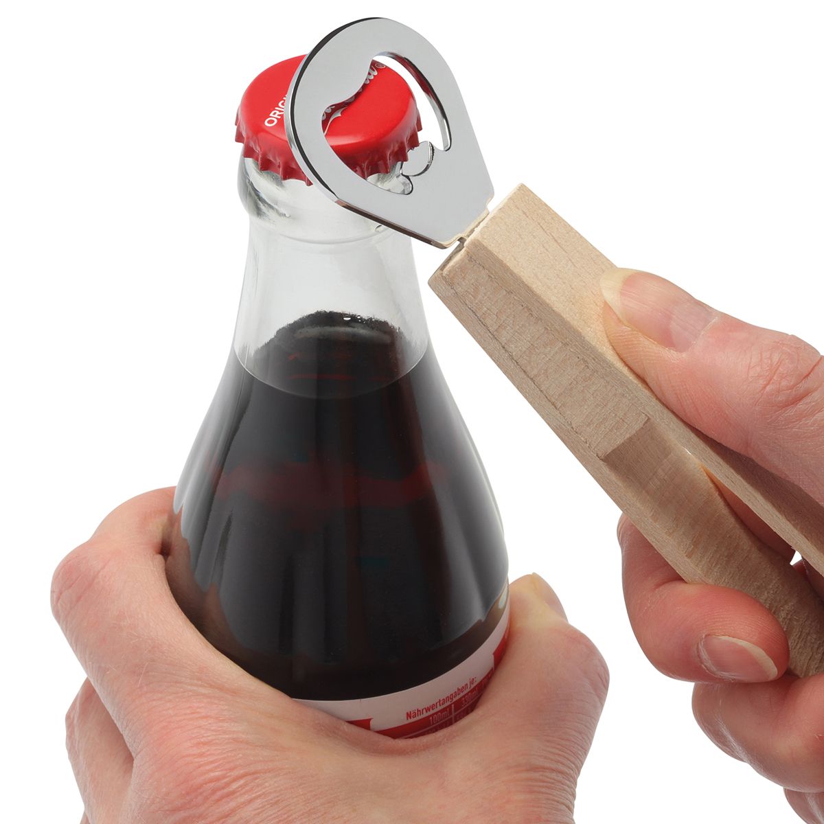 8147-Décapsuleur/pince à griller en bois 8147-Décapsuleur/pince à griller en bois