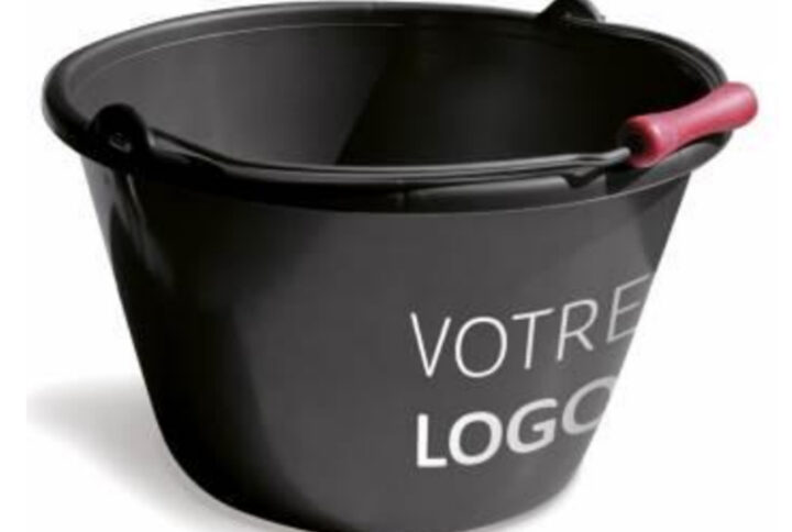 Seau mesureur 15 litres noir