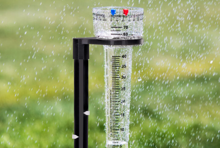 Pluviomètre complet