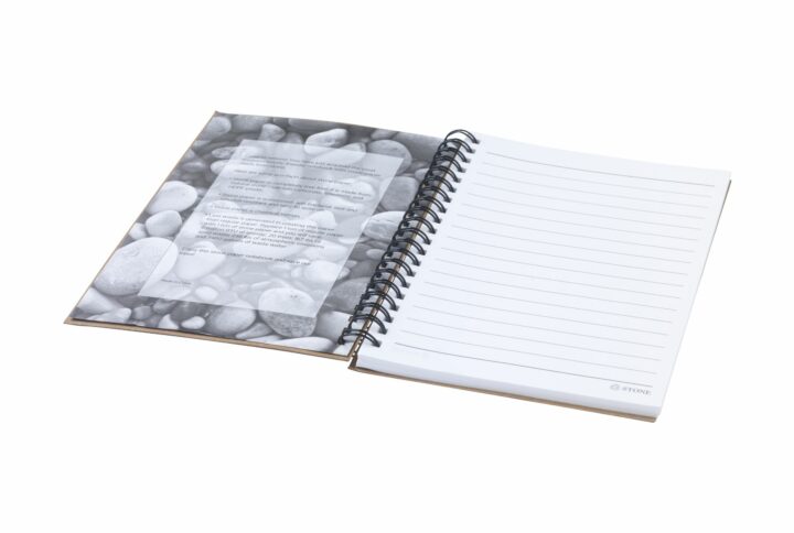 Bloc-notes A5 en papier de pierre