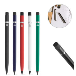 Crayon éternel en aluminium recyclé avec gomme