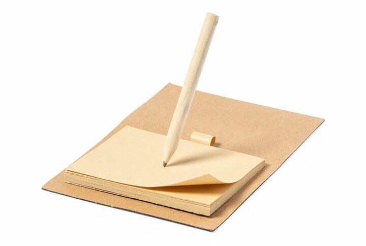 Ardoise magnétique recyclée avec mini-crayon