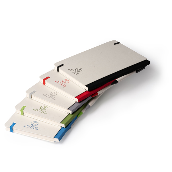 1624_Bloc-notes A5 + stylo en briques de lait recyclées 1624_Bloc-notes A5 + stylo en briques de lait recyclées