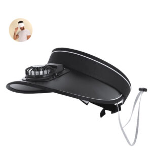 Visière avec ventilateur intégré rechargeable
