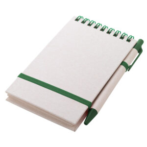 Bloc-notes A6 + stylo en briques de lait recyclées