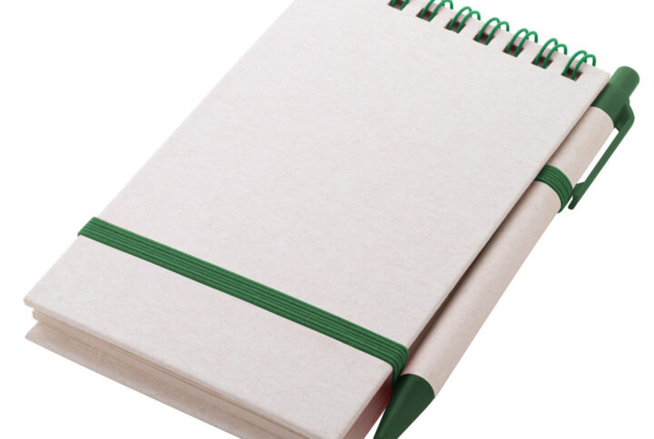 Bloc-notes A6 + stylo en briques de lait recyclées