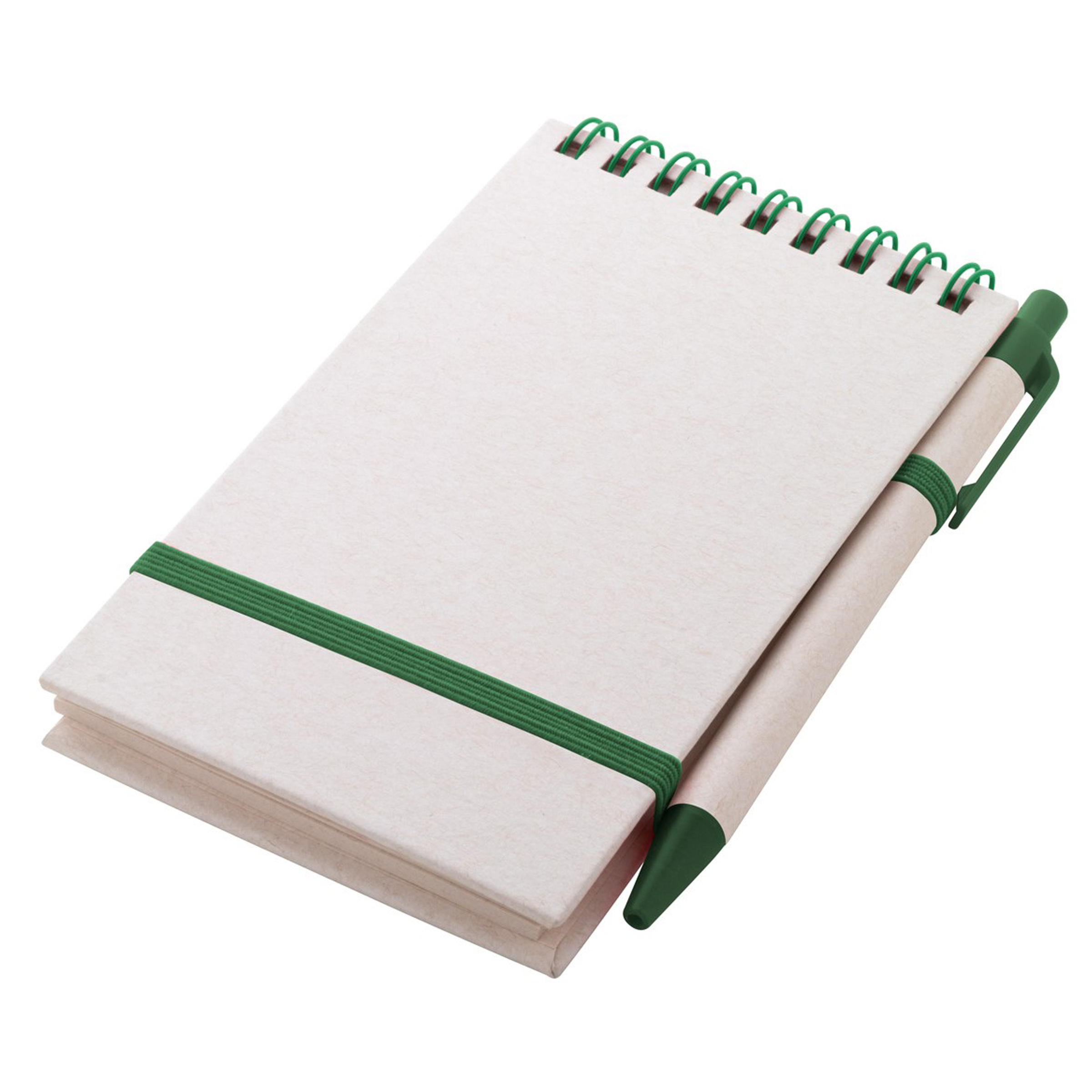 Bloc-notes A6 + stylo en briques de lait recyclées Bloc-notes A6 + stylo en briques de lait recyclées