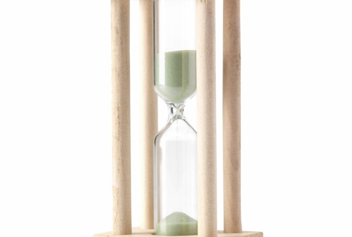 Sablier manuel bois 5 mn