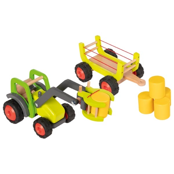 55887_Tracteur et remorque de paille 55887_Tracteur et remorque de paille