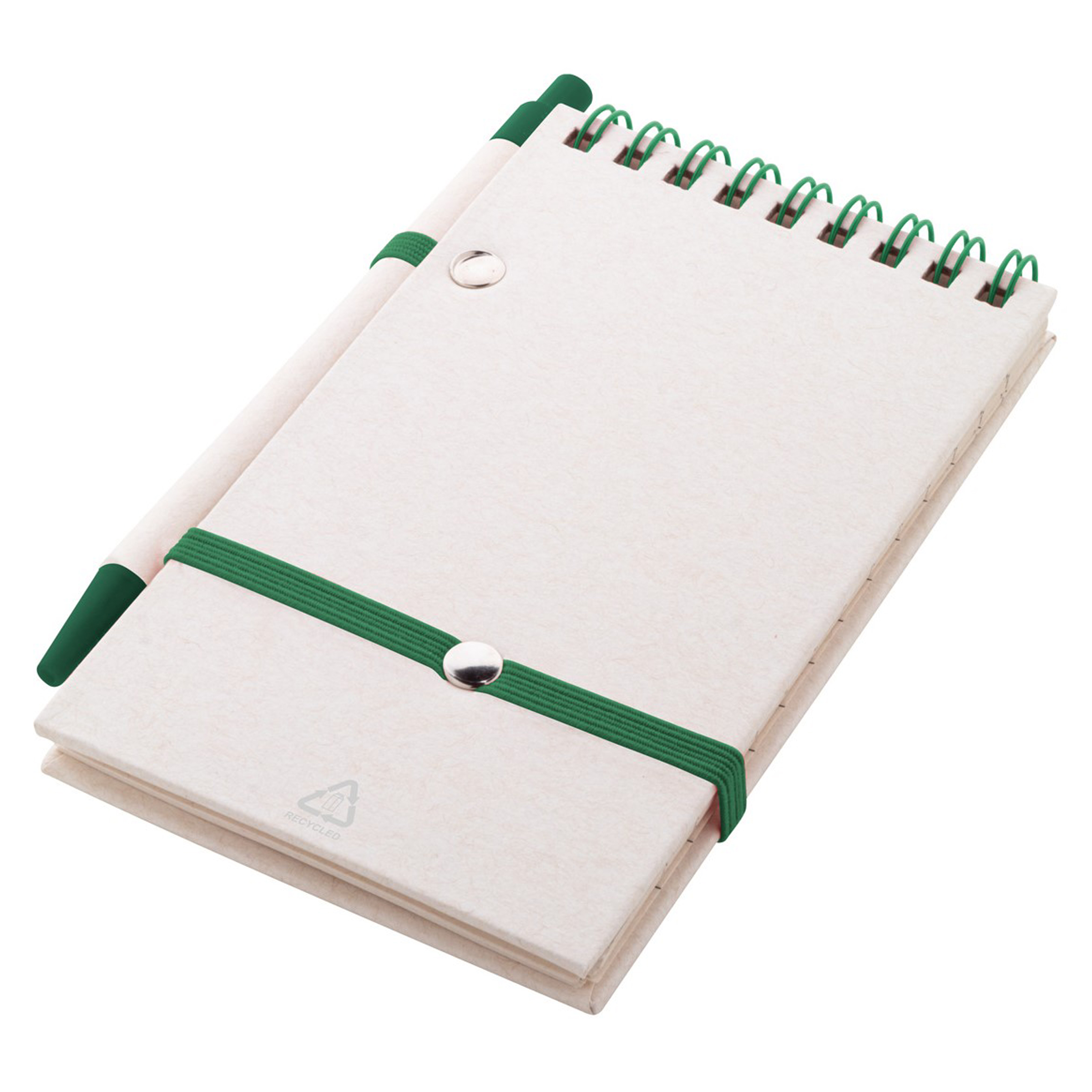 800775-Bloc-notes A6 + stylo en briques de lait recyclées 800775-Bloc-notes A6 + stylo en briques de lait recyclées