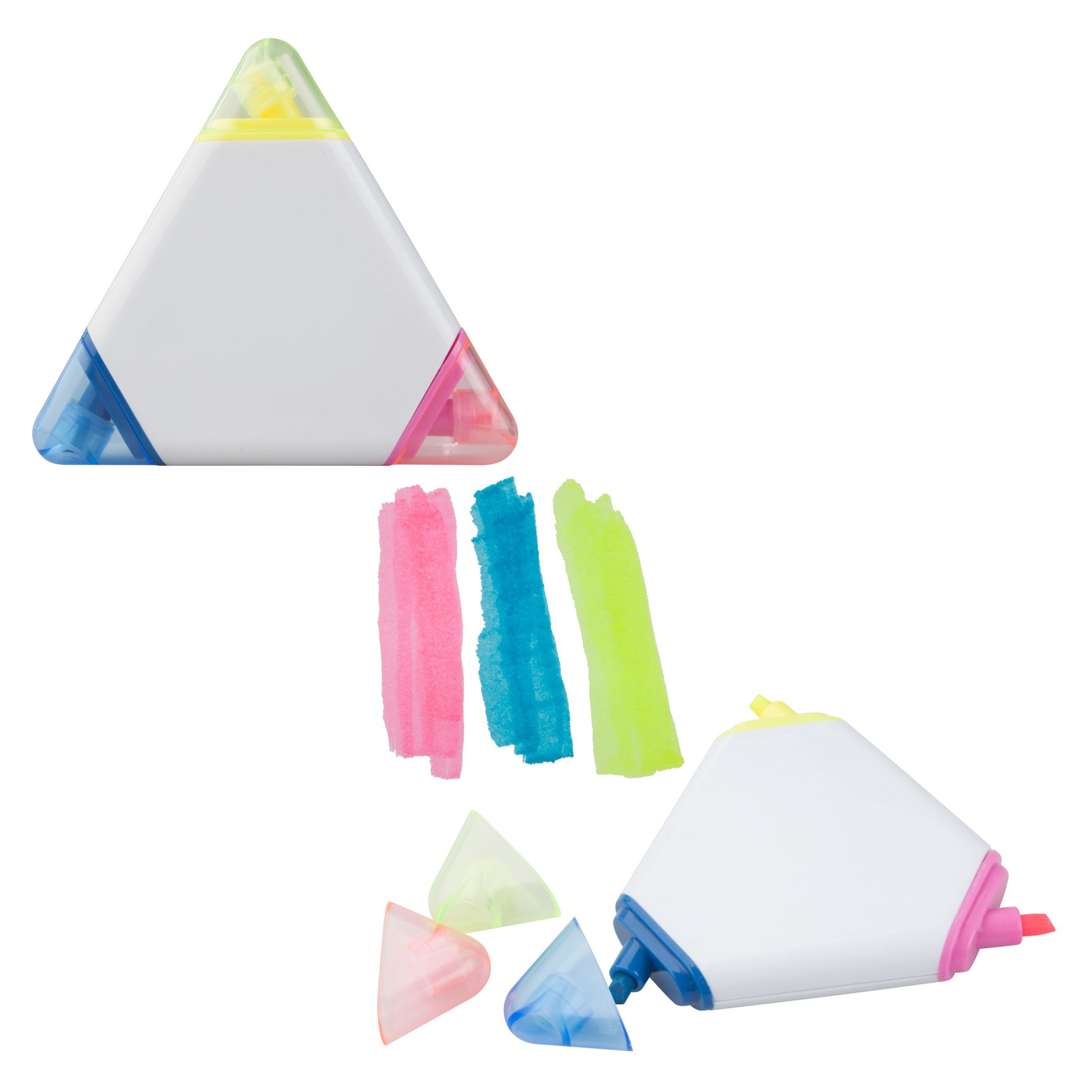 3 surligneurs triangulaires 3 surligneurs triangulaires