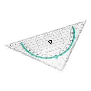 Equerre/rapporteur en maïs recyclé