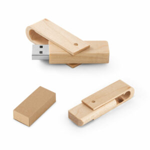 Clé usb en bois de bambou ou d'érable