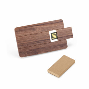 Clé usb CB en bois de noyer