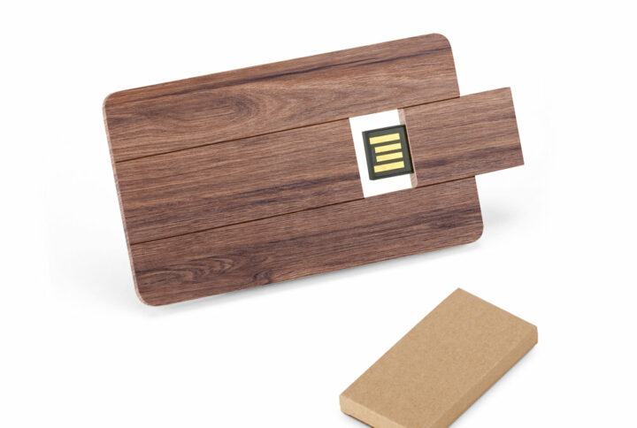 Clé usb CB en bois de noyer
