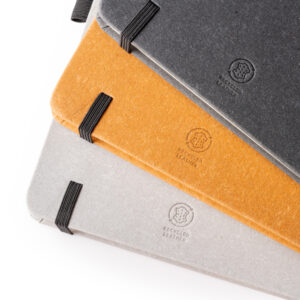 Bloc-notes A5 en cuir recyclé