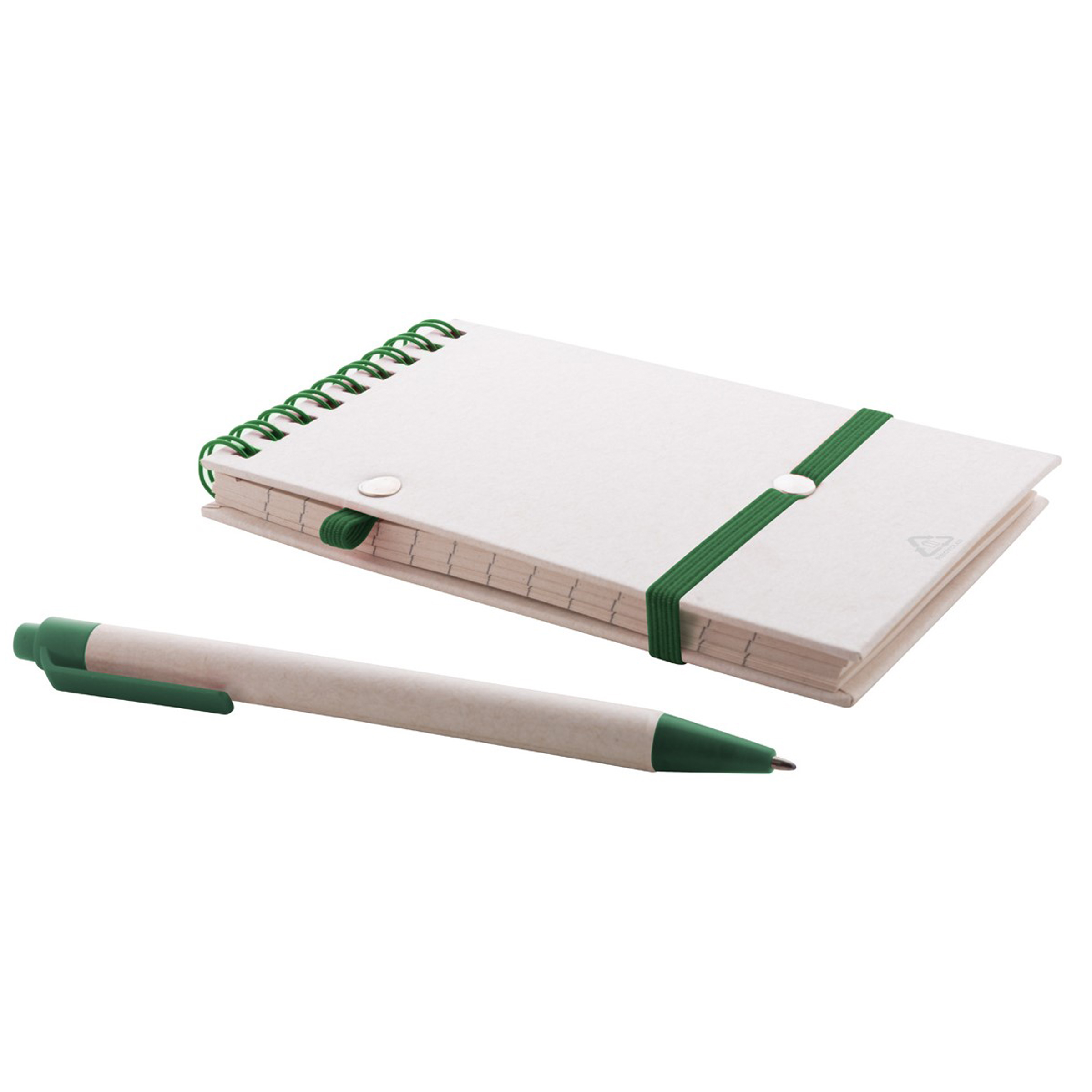 800775-Bloc-notes A6 + stylo en briques de lait recyclées 800775-Bloc-notes A6 + stylo en briques de lait recyclées