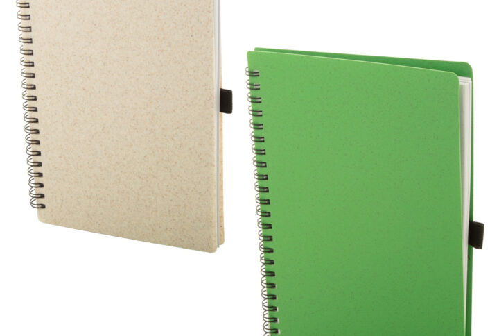 Bloc-notes A5 en paille de blé recyclée