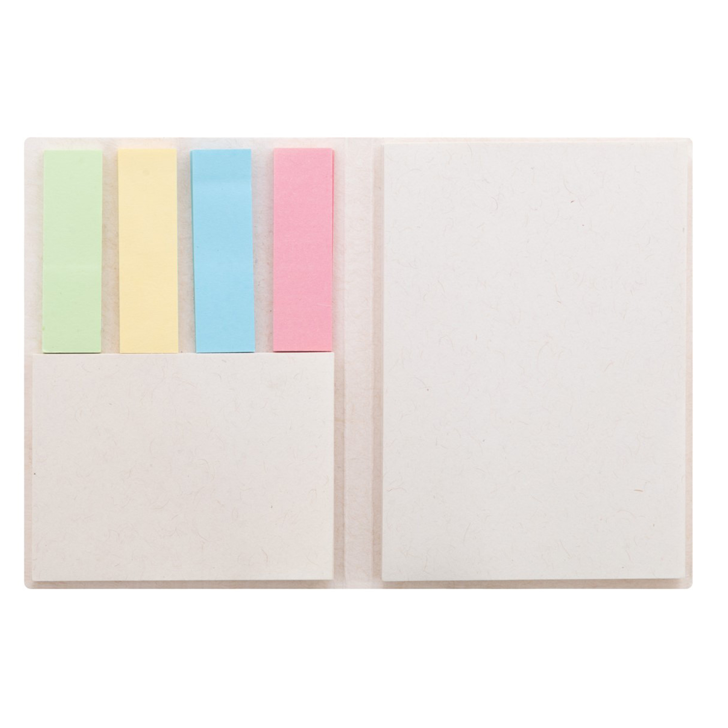 Set blocs notes adhésives en briques de lait recyclées Set blocs notes adhésives en briques de lait recyclées