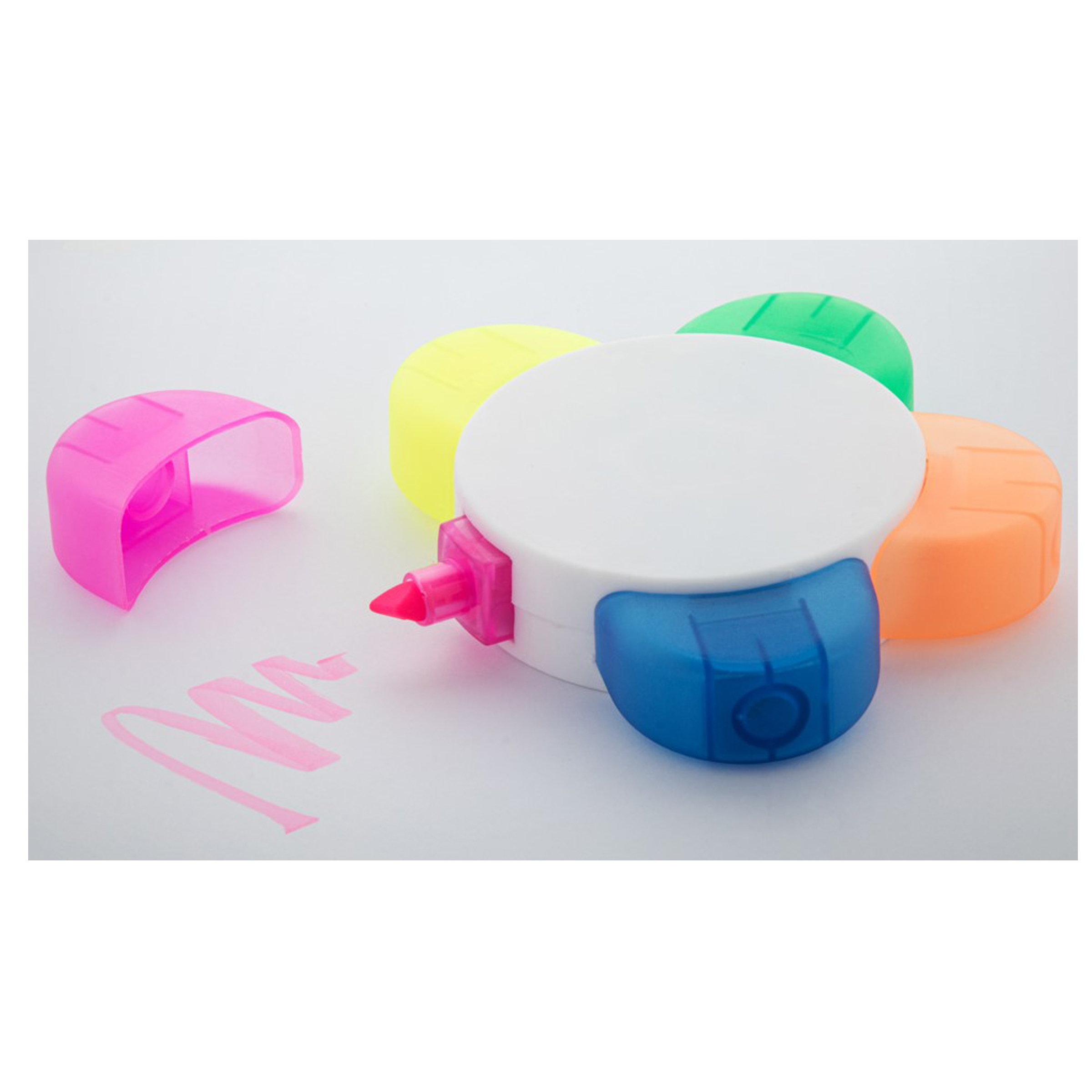 808084-5 surligneurs en forme de pétales de fleur 808084-5 surligneurs en forme de pétales de fleur