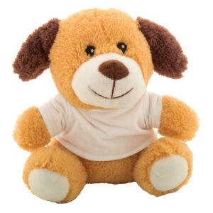 Chien peluche avec tee-shirt