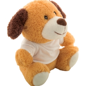 Chien peluche avec tee-shirt