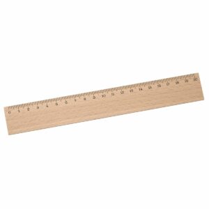 Règle de 20 cm en bois de hêtre