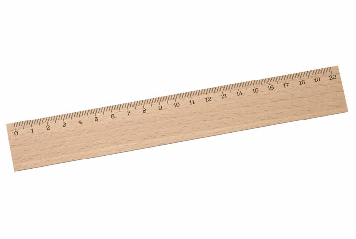 Règle de 20 cm en bois de hêtre