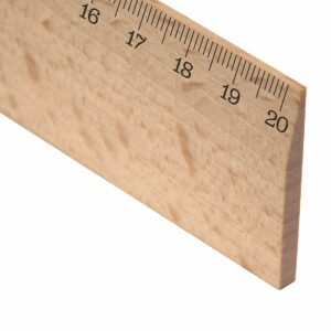 Règle de 20 cm en bois de hêtre