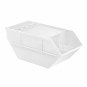 Bloc cube sur container de recyclage 6 coloris