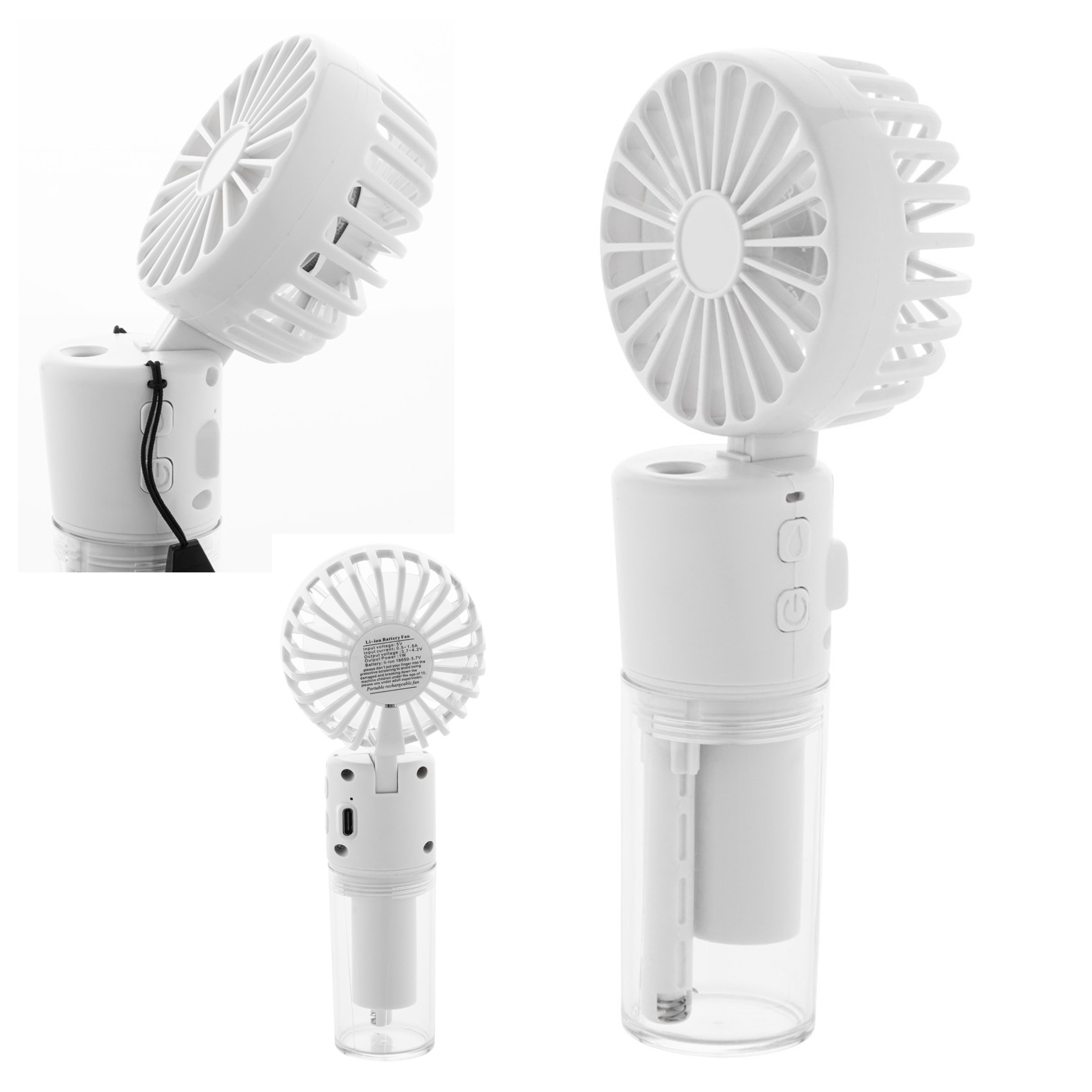 Ventilateur pulvérisateur portatif rechargeable Ventilateur pulvérisateur portatif rechargeable