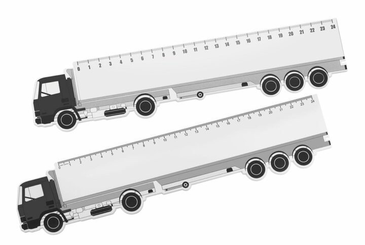 Règle de 24 cm camion