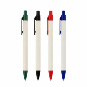 Stylo à bille en briques de lait recyclées 4 coloris