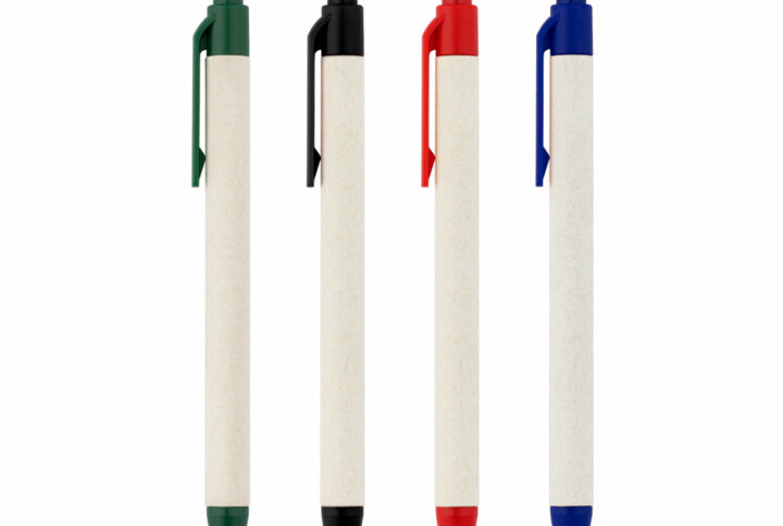 Stylo à bille en briques de lait recyclées 4 coloris