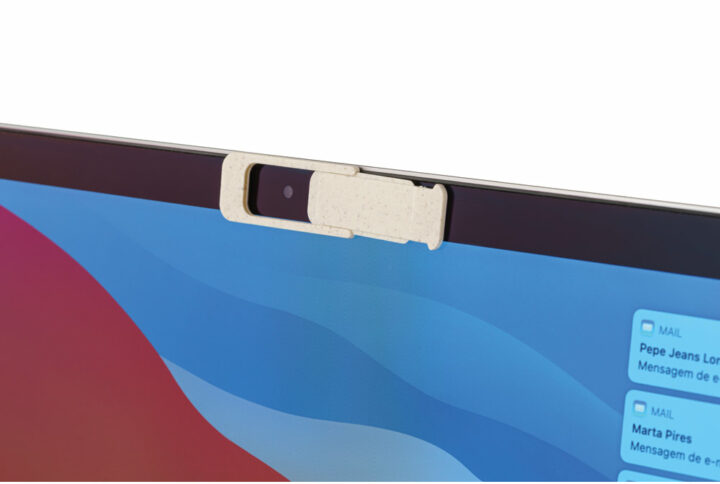 Cache webcam en paille de blé recyclée