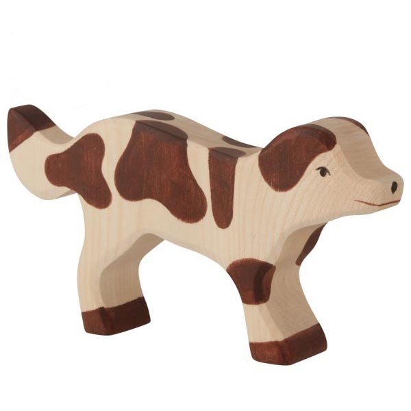 Figurine de chien en bois