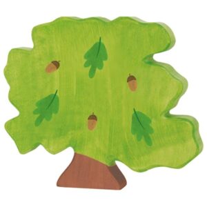 Figurine de chêne en bois