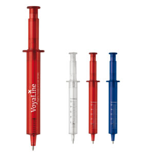 Stylo à bille seringue 3 coloris*