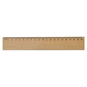 Règle de 20 cm en bois de cèdre