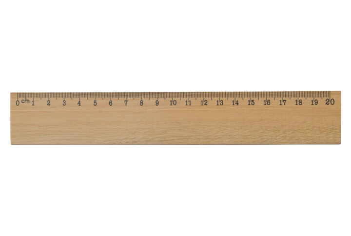 Règle de 20 cm en bois de cèdre