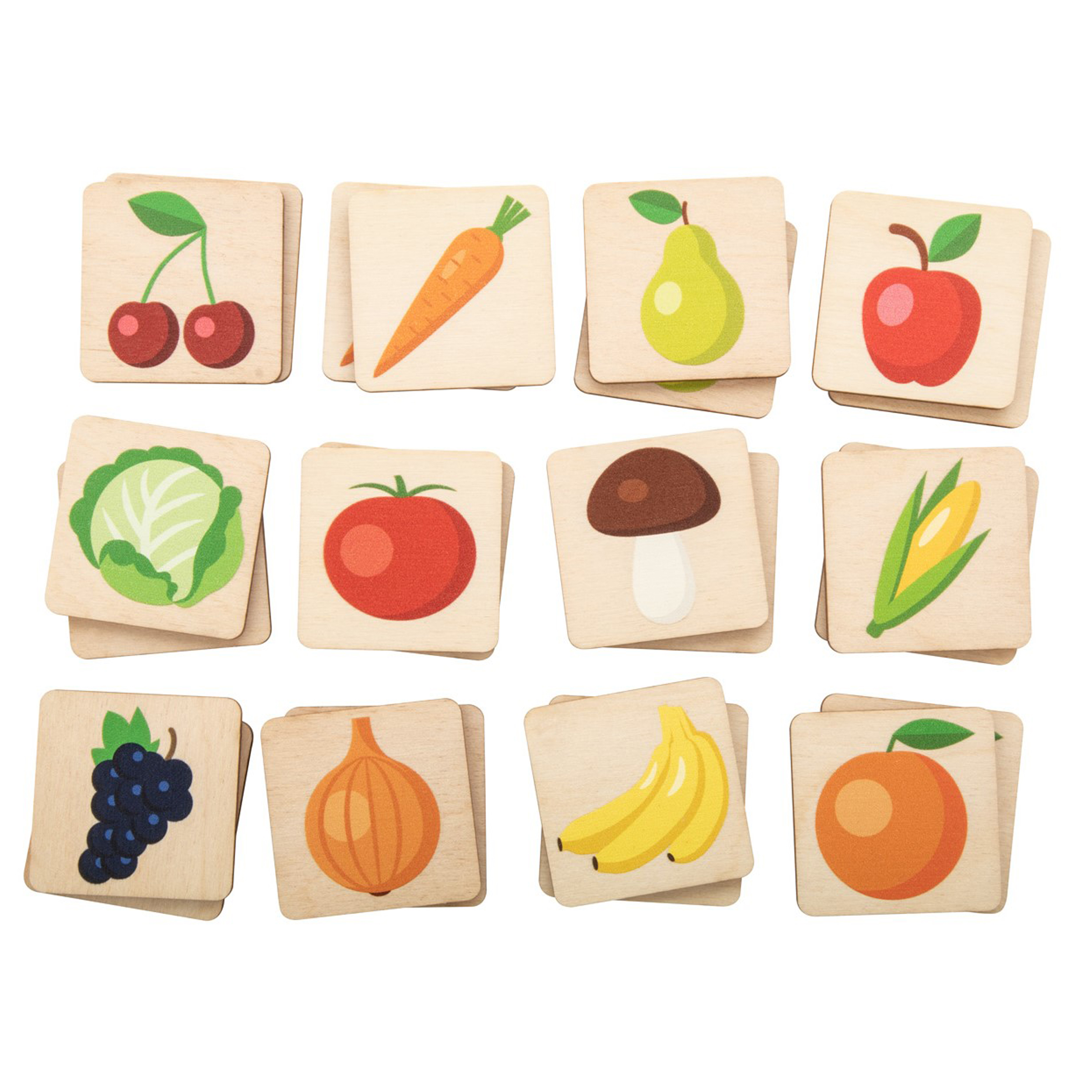 Jeu de mémory fruits et légumes Jeu de mémory fruits et légumes