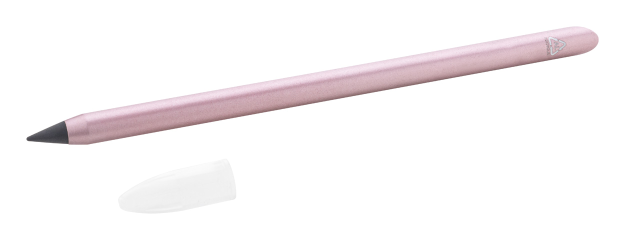 808168-Crayon éternel biseauté en aluminium recyclé 808168-Crayon éternel biseauté en aluminium recyclé