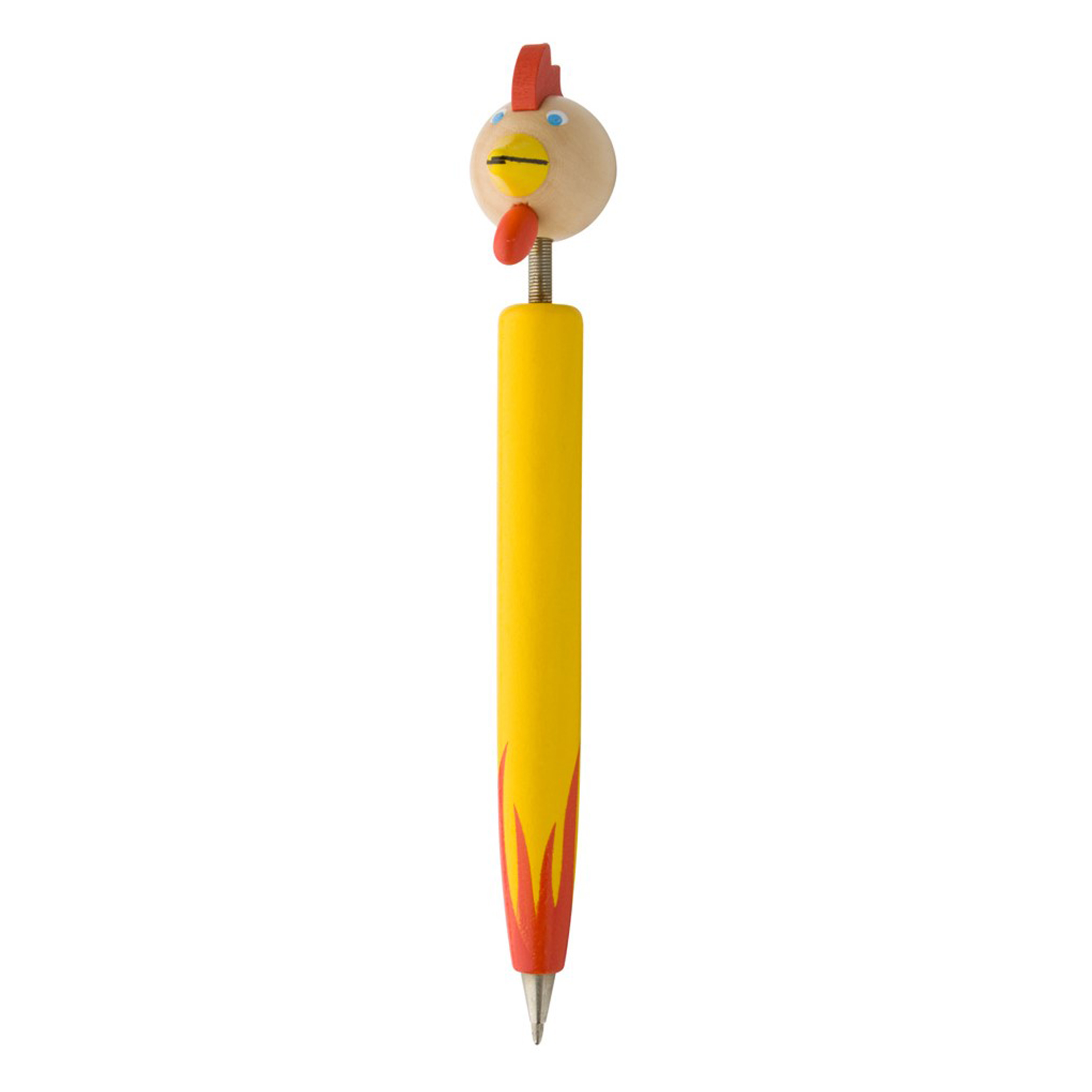 Stylo à bille en bois à tête de coq Stylo à bille en bois à tête de coq